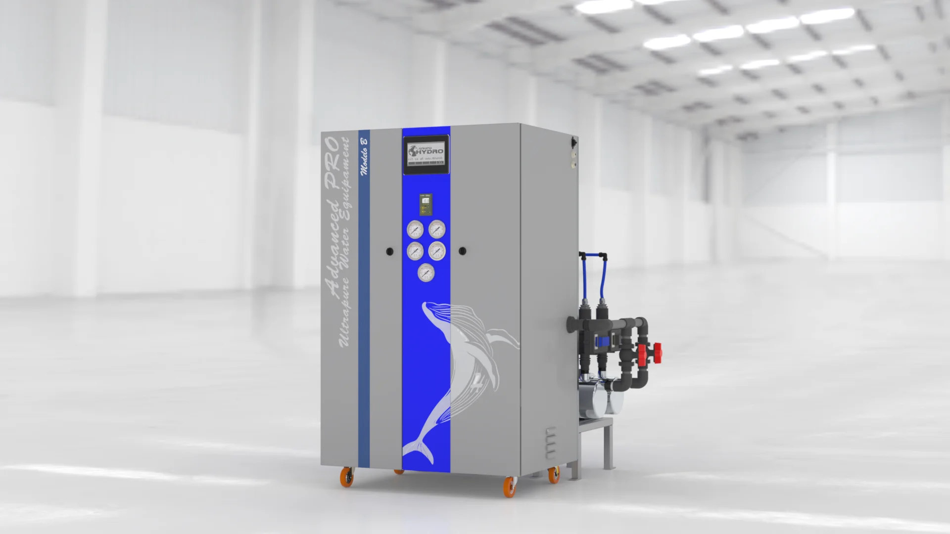 ADVANCED PRO Modelo B - vista isométrica