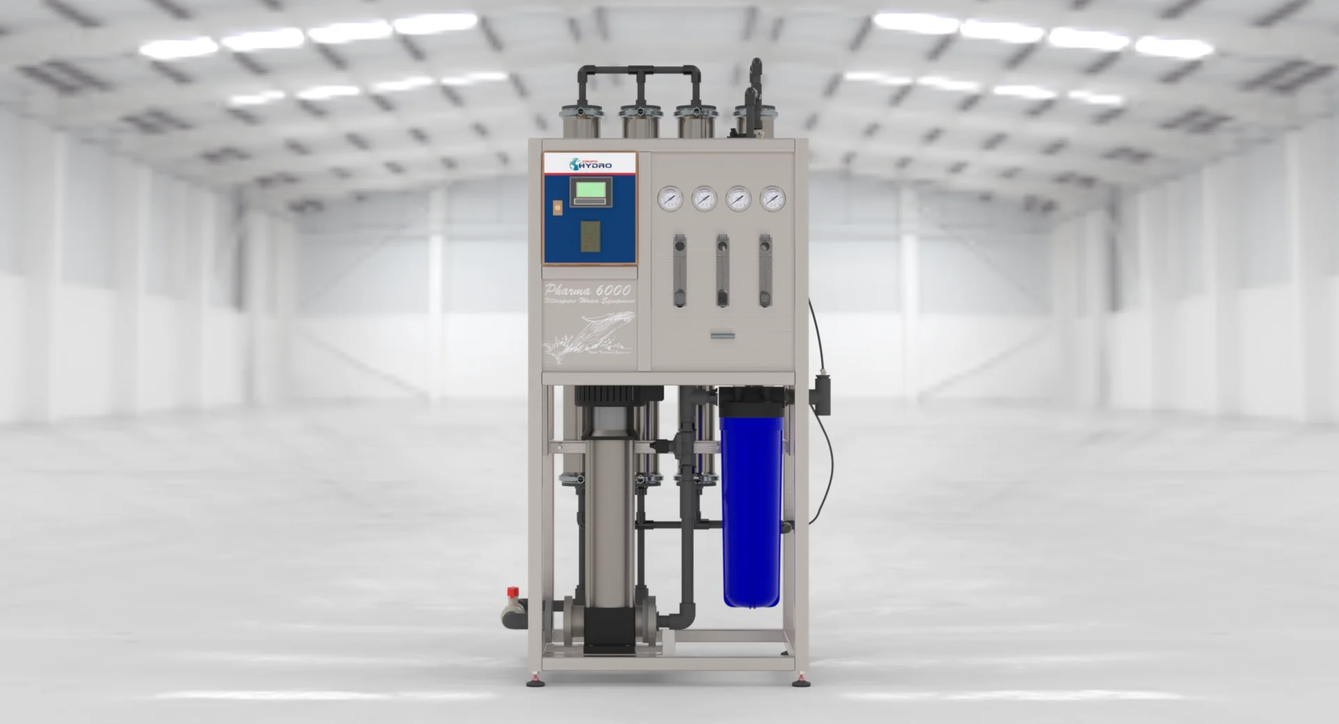 Pharma 6000 - sistema de ósmosis inversa 4 GPM